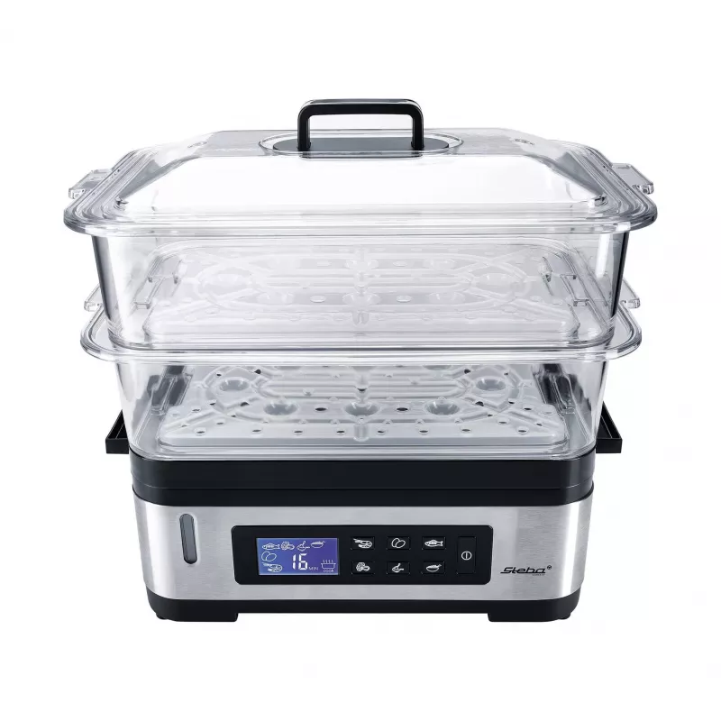 STEBA DG 2 tvaicētājs (1200 W, nerūsējošais tērauds/melns) (05.22.00)