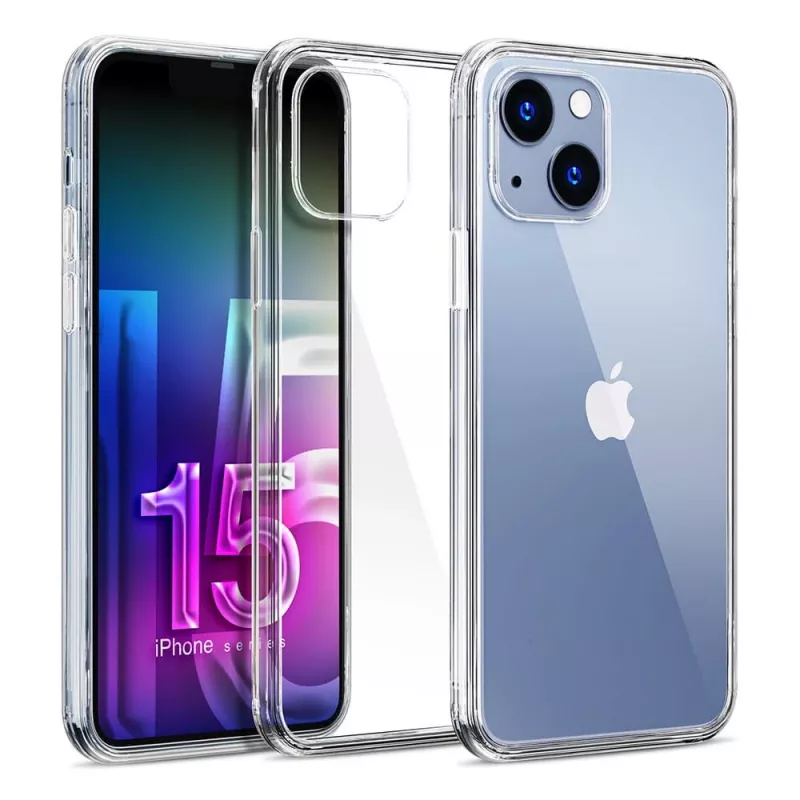 3MK Clear Case mobilā telefona maciņš 3MK iPhone 15 caurspīdīgs dizains