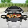 ROMMELSBACHER BBQ 4000, 2200 W, grils, elektrisks, 300 °C, galda, rūsas krāsa