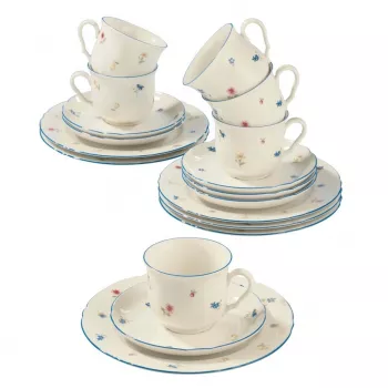 Kafijas servīze 6 personām SELECT Marie‑Luise 001.727512 porcelāns – servīze sešiem, krūzes un apakštasītes