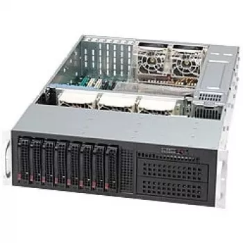 Supermicro 3U 8x 3,5 collu Hot-Swap SAS/SATA servera korpuss 2x 800W