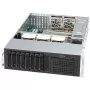 Supermicro 3U 8x 3,5 collu Hot-Swap SAS/SATA servera korpuss 2x 800W