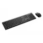 Bezvadu tastatūras un peles komplekts Lenovo 100 — ASV izkārtojuma tastatūra, kompakta 2,4 GHz bezvadu pele