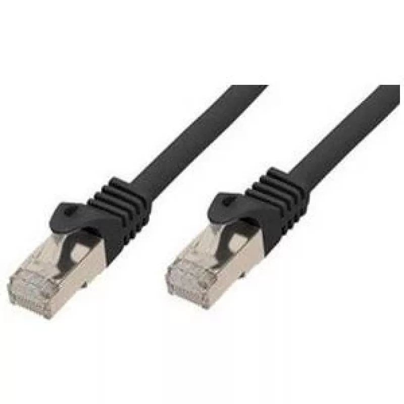Tīkla kabelis shiverpeaks BASIC-S Cat7 1m Melns