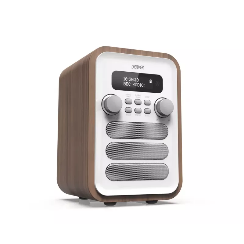 Denver DAB-48balta personīgais radio