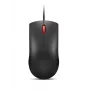 Vadu USB-A pele Lenovo 120 — melna, piemērota abām rokām, 1600 DPI, 3 pogas, 1,5 m kabelis