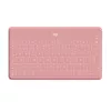 Logitech Keys-To-Go - tastatūra - Bluetooth - QWERTY - spāņu - rozā - Apple iPad/iPhone/TV