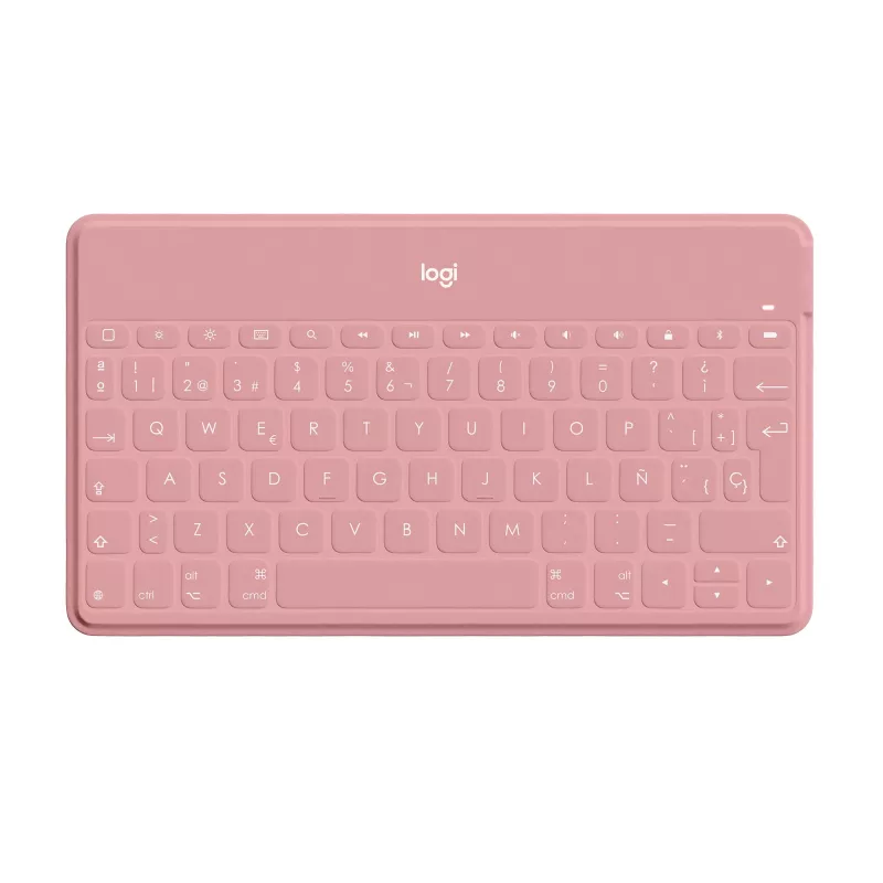 Logitech Keys-To-Go - tastatūra - Bluetooth - QWERTY - spāņu - rozā - Apple iPad/iPhone/TV