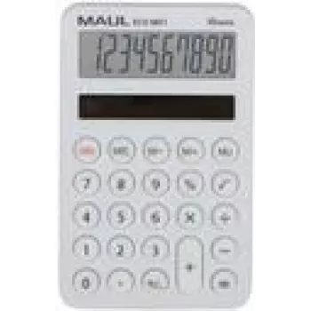 Jakob Maul GmbH kalkulators ECO MD 1 10 ciparu Balts ar saules bateriju - nav akumulatora (7275002)