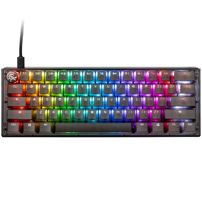 Ducky One 3 Aura Mini tastatūra Gaming USB QWERTY US International Melna
