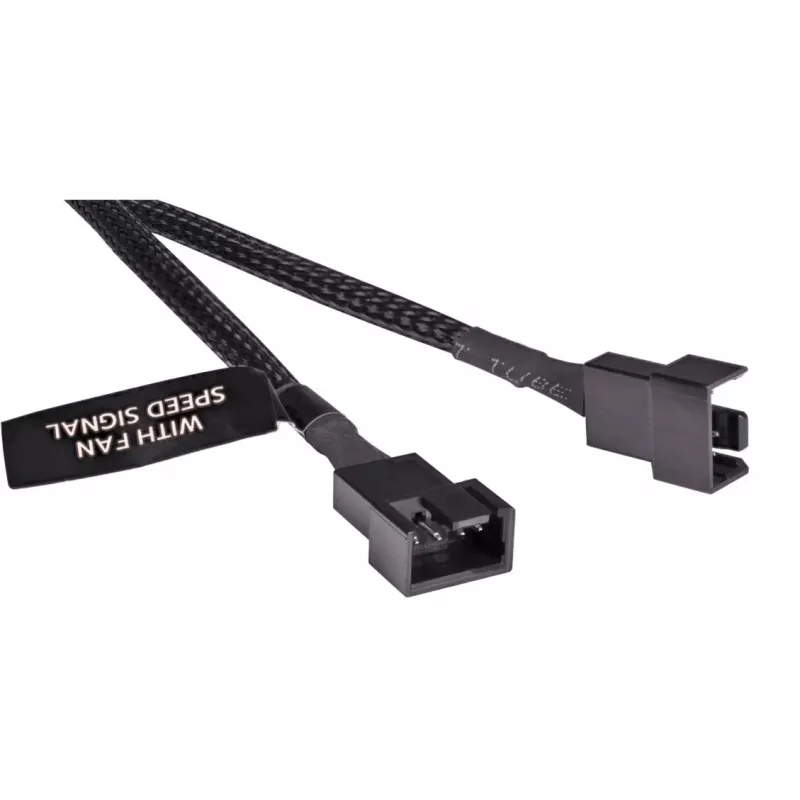 Kabeļa pagarinātājs Alphacool 18674 Plastmasa Melns 300 mm