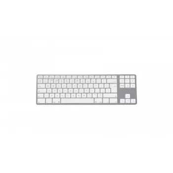 tastatūra Matias FK408BTS-UK Bluetooth Tenkeyless aluminum Silver — UK layout