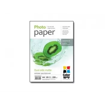 Fotopapīrs ColorWay PMD220020A4 A4 matēts 220 g/m² 20 lapas