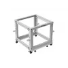 Rack 19 9U 600x600-1100 adj. gray