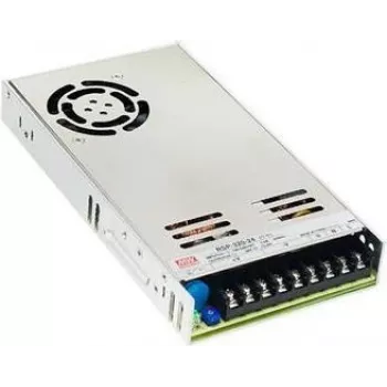 Strāvas padeve MEAN WELL RSP-320-7.5, 320 W jauda, 88–264 V ieeja, 40 A, 115×215×30 mm