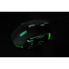 Vadu optiskā pele IBOX Aurora A-1 — labā roka, 6 pogas, 2400 DPI, USB Type-A, LED apgaismojums, 1,8 m kabelis