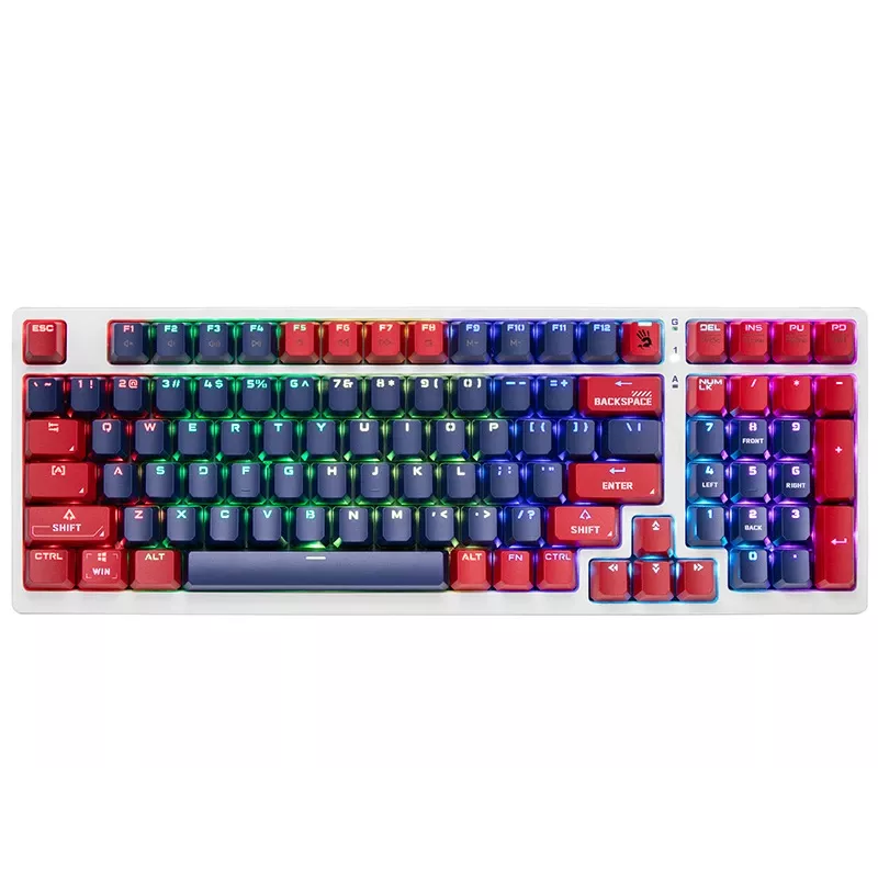 Spēļu pele A4Tech Bloody S98 USB Sports Navy ar BLMS Red Plus slēdžiem