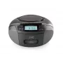 Radio atskaņotājs JVC RC-E444B melns ar CD atskaņotāju un FM uztvērēju