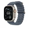 49 mm Anchor Zils Ocean Band pagarinājums - dabīgā titāna apdare