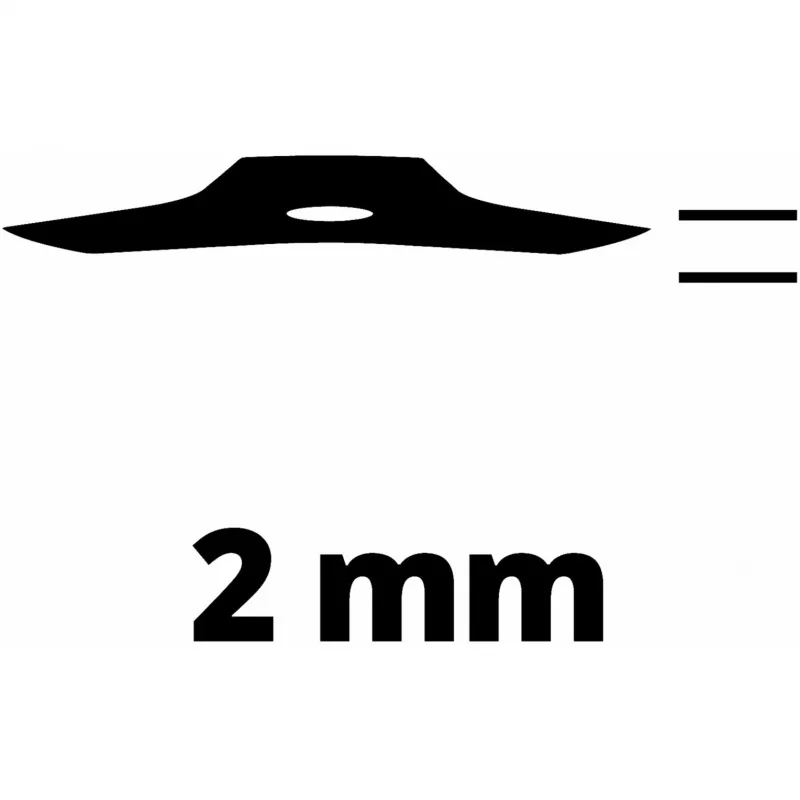 Krūmgrieža asmens Einhell 3405083 Nerūsējošais tērauds 20 cm Melns