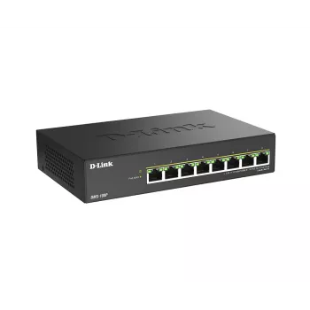 Nepārvaldāms komutators D-Link DMS-108P/E 8 portu 2,5 G PoE++ 40 Gbit/s