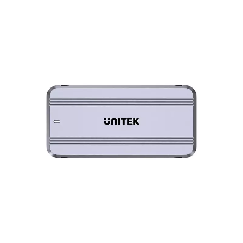SSD korpuss Unitek S1242AGY01-EU USB4 40Gbps, M.2 NVMe, līdz 8TB, alumīnijs/plastmasa, aktīvā dzesēšana