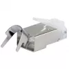 Ekranēts RJ45 spraudnis EQUIP Cat 8.1, vīrišķais, sudraba, 50 gab., 11.7×22.5 mm, 3.7 g