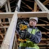 Virzuļzāģis DeWALT DCS369N-XJ, bezsuku motors, bezvads, griešanas dziļums kokā 9 cm, tēraudā 4 cm, 2800 gāj./min, 1,43 kg