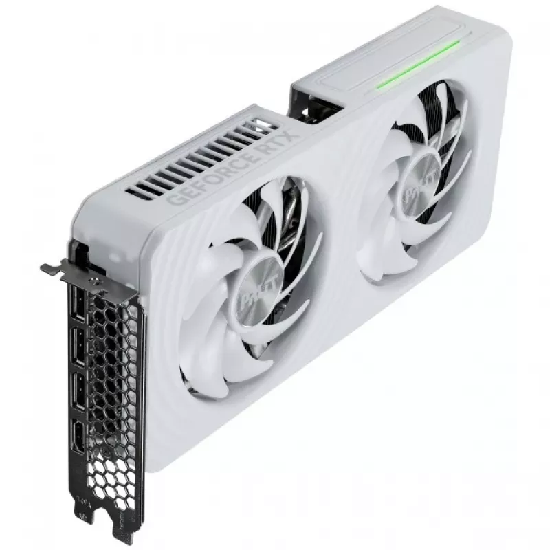 Grafikas karte Palit GeForce RTX 5060 Ti White OC — GeForce RTX 5060 Ti, 16 GB GDDR7, 128 bitu, PCIe 5.0, 2407 MHz