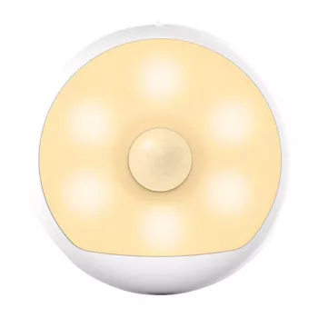 Kustību sensoru naktslampa Yeelight YLYYD-0024, darbināma ar baterijām, silta balta gaisma