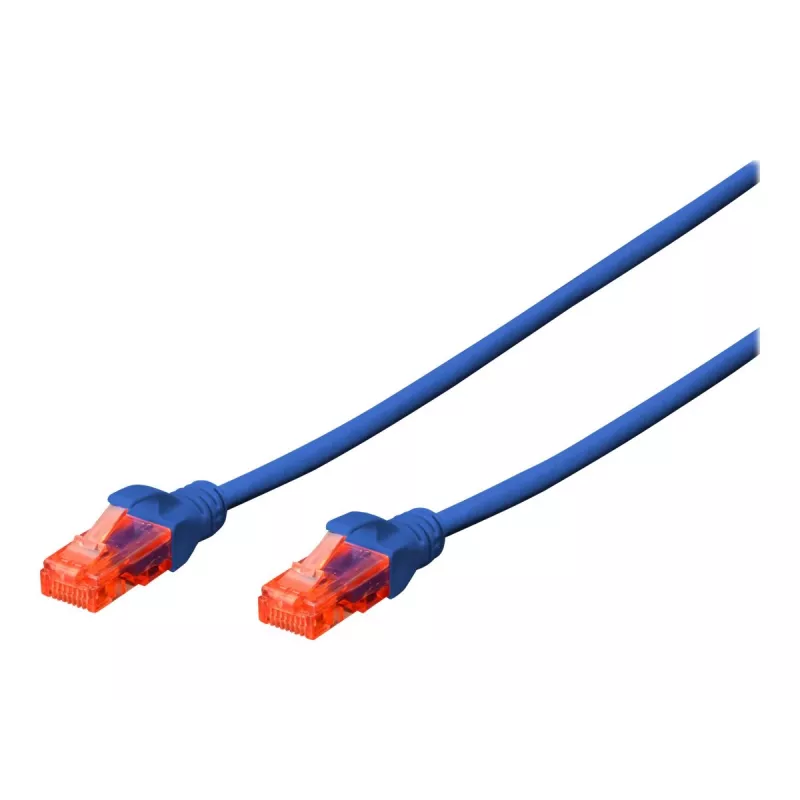Tīkla kabelis Digitus CAT 6 U/UTP RJ-45 Cat6 0.25m Zils