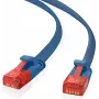 Patch kabelis Helos Ultra Slim RJ-45 vīr.–vīr. 7,5 m UTP Cat 6 Plakans