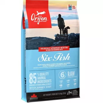 ORIJEN Six Fish - sausā suņu barība - 11,4 kg