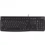 Logitech K120 tastatūra USB QWERTY spāņu melna (920-002499)