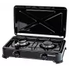 Countertop Hob Gas Ravanson K-02TB [melns; 2 zonas]
