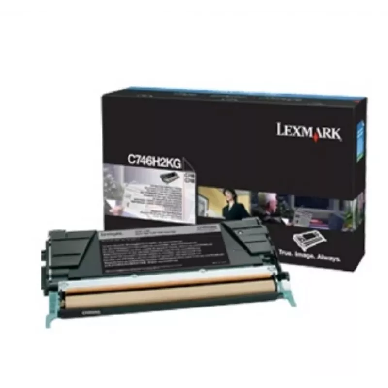 LEXMARK C746H3KG Lexmark tonera kasetne, melna, korporatīvā, 12000 lpp. C746dn / C746dtn / C746n / C74