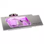 Watercool Heatkiller IV priekš Radeon RX 5700 XT, RGB - akrils + niķelis, sudraba