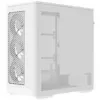 Datorkorpuss AEROCOOL D520A Midi-Tower ATX Rūdīts stikls RGB — balts