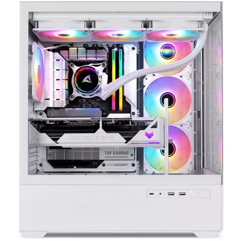 PC Case Sharkoon AK6 RGB, ATX, balta