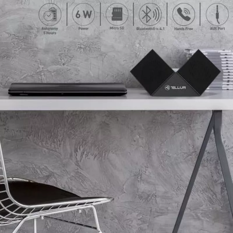 Portable Speaker Tellur Bluetooth Speaker Nyx Melns