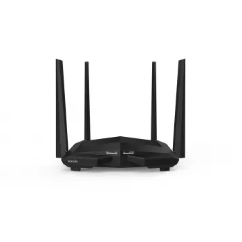 Tenda AC10 bezvadu maršrutētājs Gigabit Ethernet Divjoslu (2.4 GHz / 5 GHz) Melns