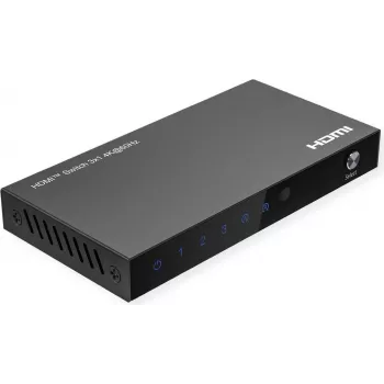 ROLINE HDMI slēdzis 3 virzienu 4K60Hz HDCP2.3+ IR tālvadība (14.01.3616)