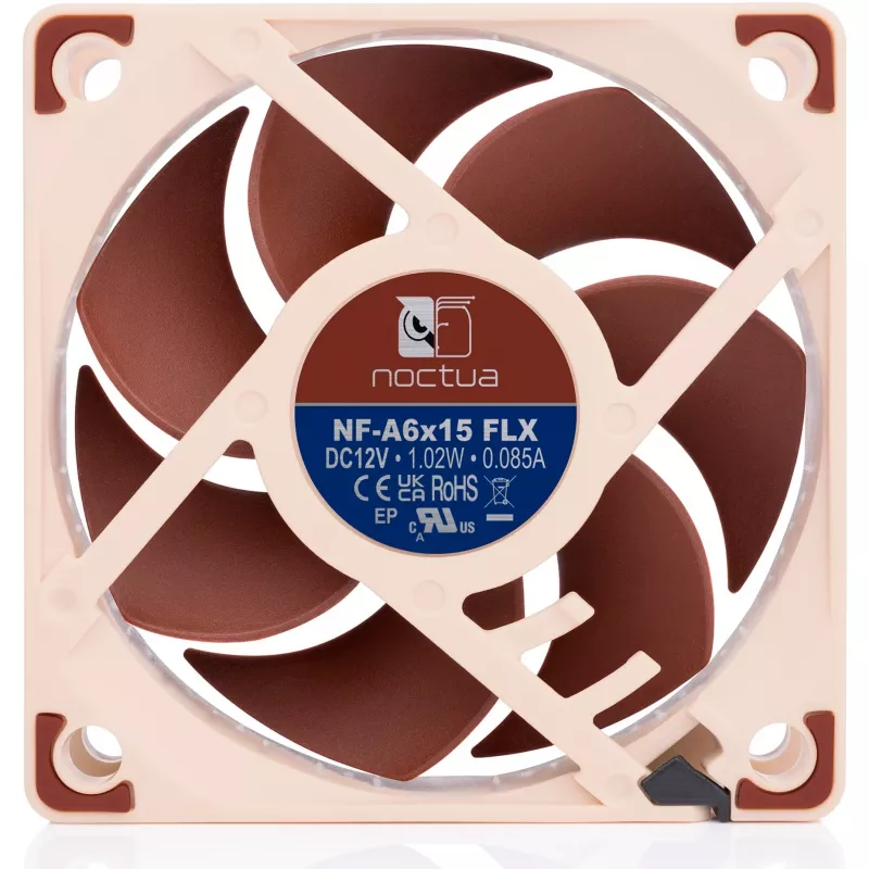 Noctua NF-A6x15 FLX 60 mm korpusa ventilators