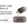 Kabelis DeLOCK EASY-USB 2.0 Type-A vīr. uz Micro-B vīr. leņķveida 5m melns