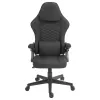 Deltaco DC130 Spēļu krēsls Soft Woven Mesh melns (GAM-180)