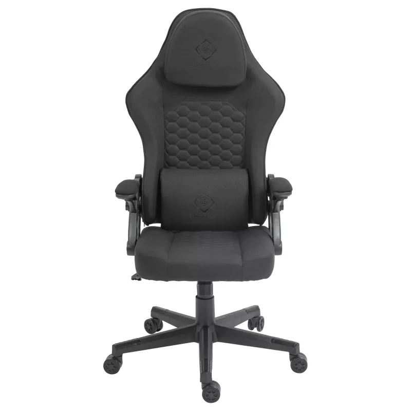 Deltaco DC130 Spēļu krēsls Soft Woven Mesh melns (GAM-180)