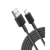 Anker Innovations 322 USB-A uz USB-C kabelis, neilons, 1,8 m, melns - kabelis - digitāls/dati