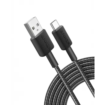 Anker Innovations 322 USB-A uz USB-C kabelis, neilons, 1,8 m, melns - kabelis - digitāls/dati