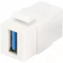 DIGITUS Professional DN-93404 - modulārais savienotājs - USB3.0 A tips - tīri balts, RAL 9003 (DN-93404)