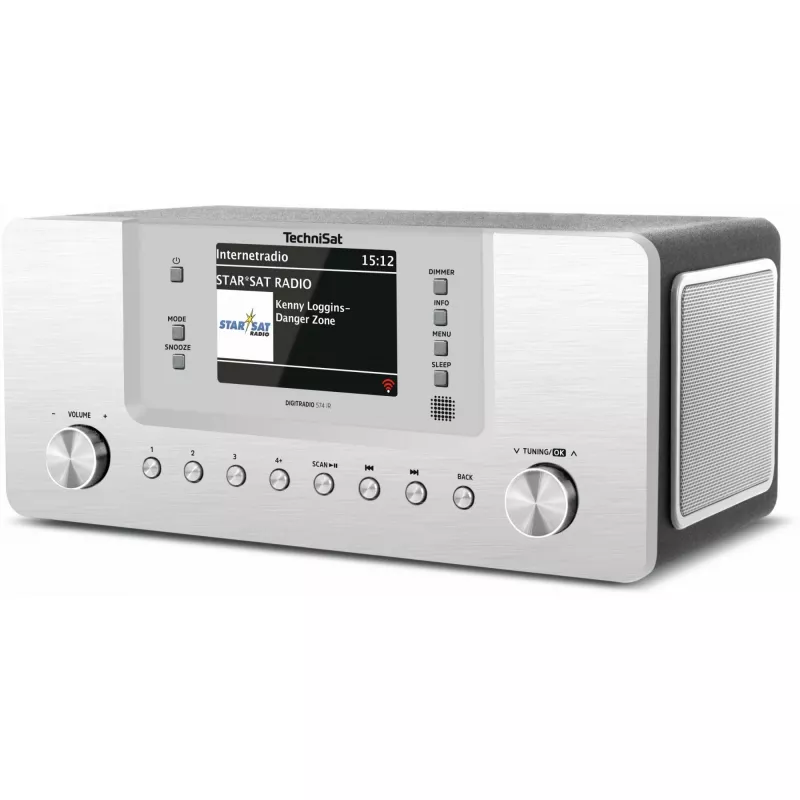 TechniSat DigitRadio 574 IR - Audiosistēma - 2 x 5 vati - Sudraba (0001/2951)